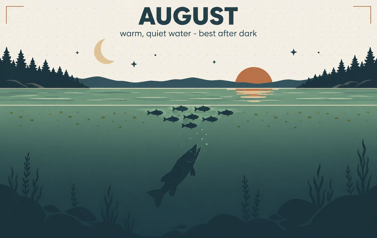 Illustration: what the water is doing in August