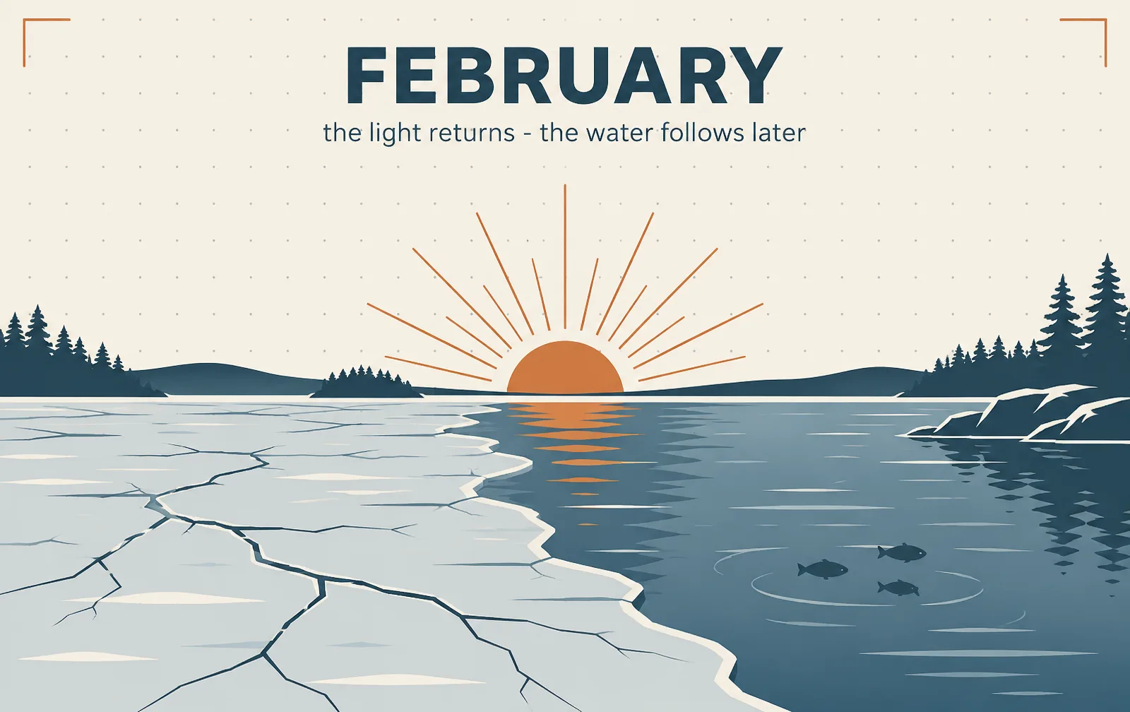 Illustration: what the water is doing in February