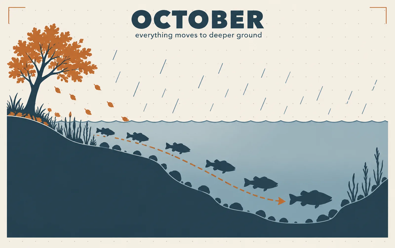 Illustration: what the water is doing in October